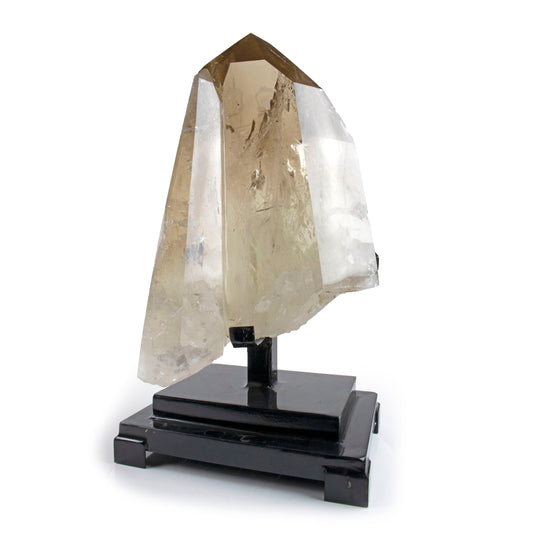 Brazilian Citrine Double Point Crystal on Custom Stand - Natural – Crystals & Minerals