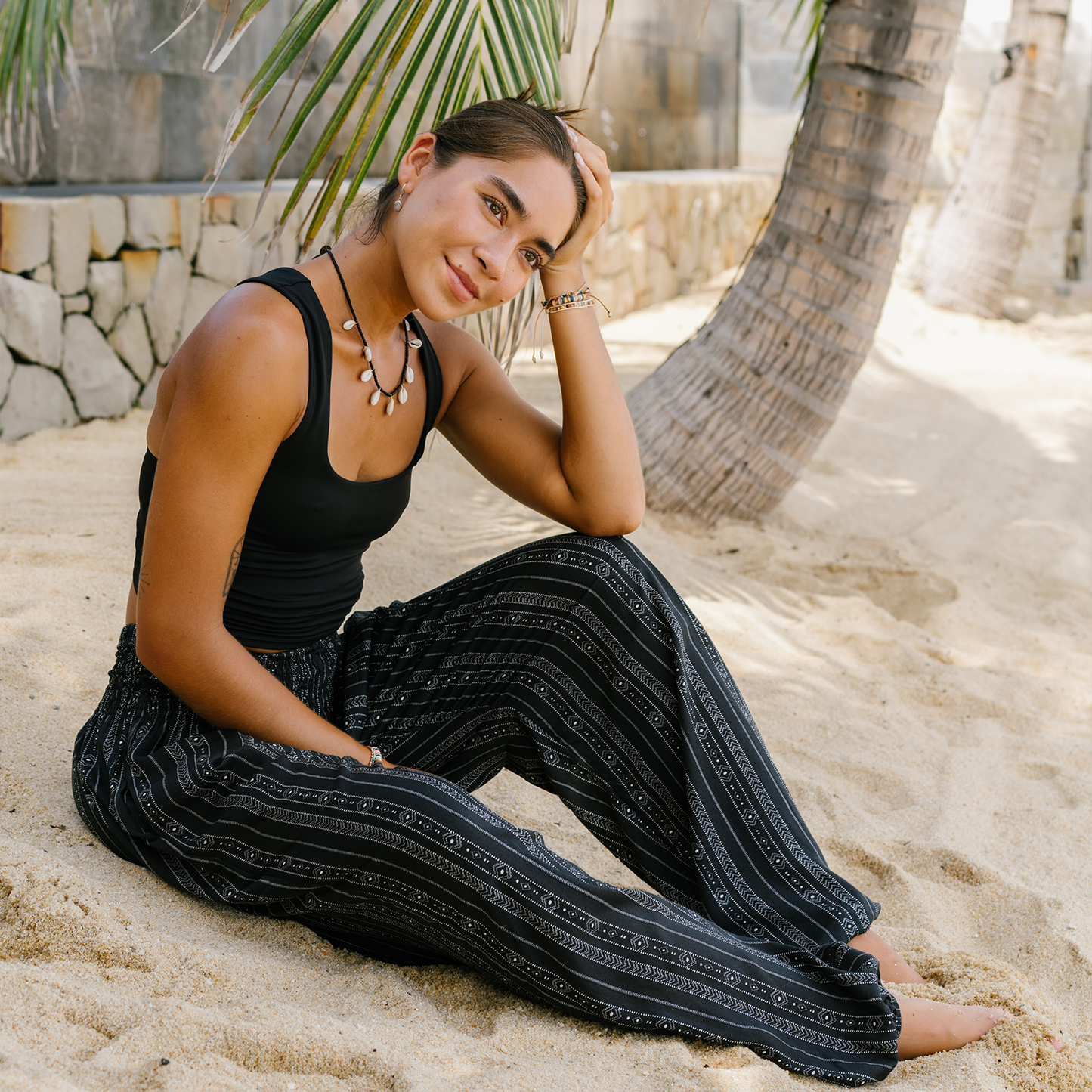 Akha Tribal Print Harem Pants – Pants
