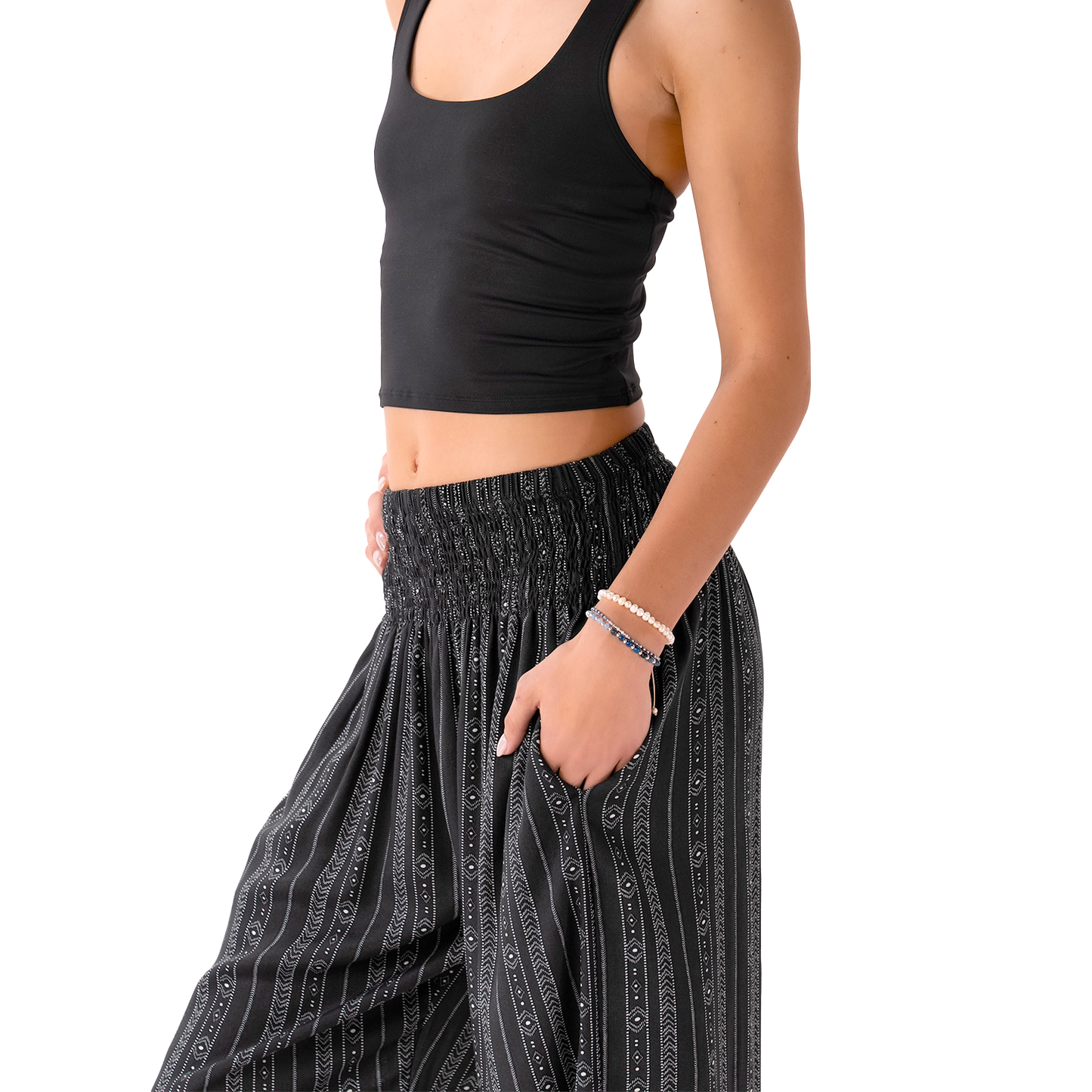 Akha Tribal Print Harem Pants – Pants