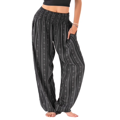 Akha Tribal Print Harem Pants – Tall Pants