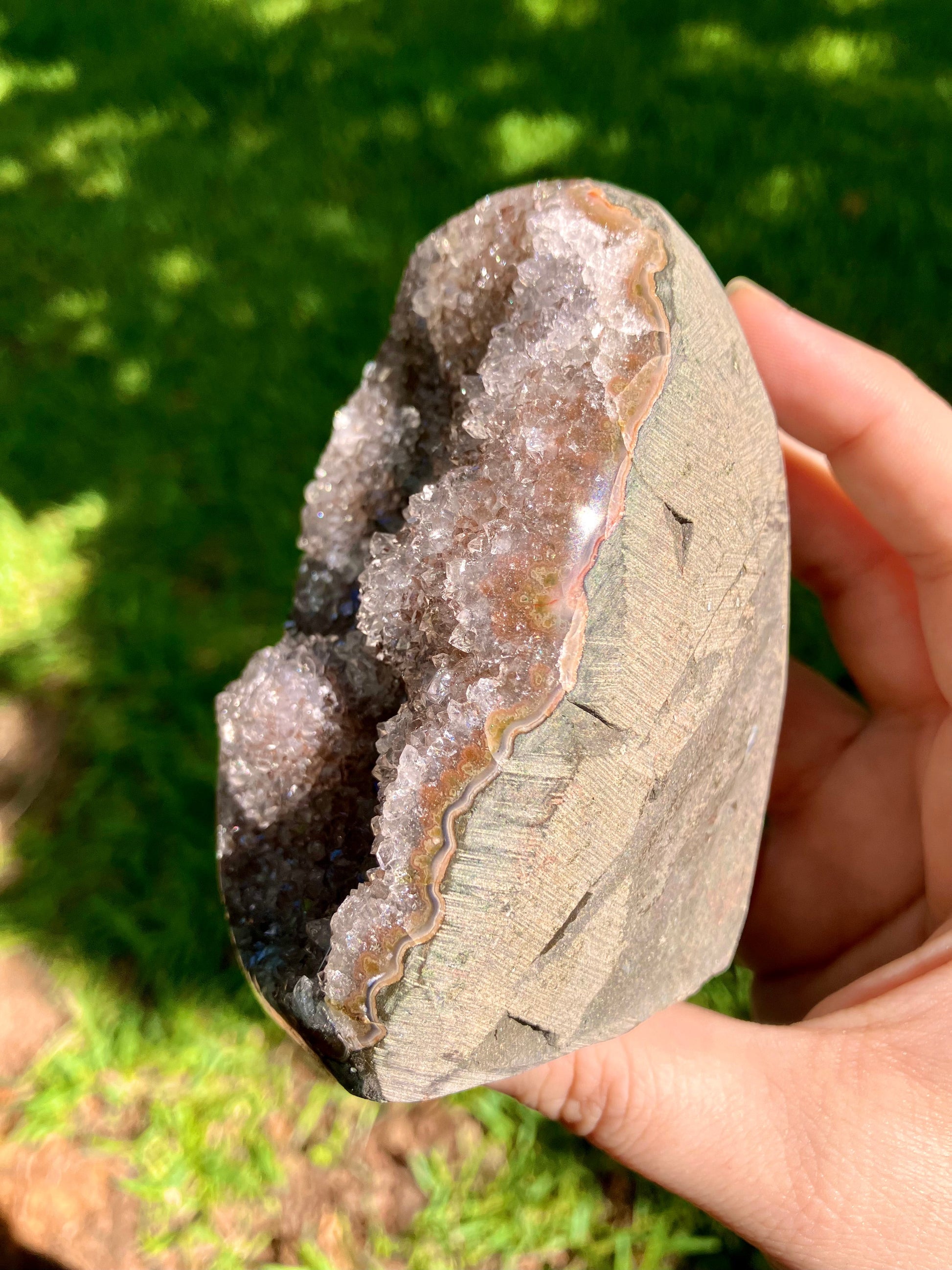 Rainbow Amethyst Cut Base –