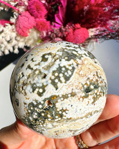Ocean Jasper Sphere –