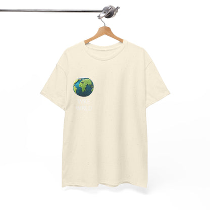 WKE WRLD Eco-Conscious Unisex Heavy Cotton Tee, Earth Day Gift, Nature Lover Shirt, Sustainable Fashion, Unisex Graphic Tee – T-Shirt