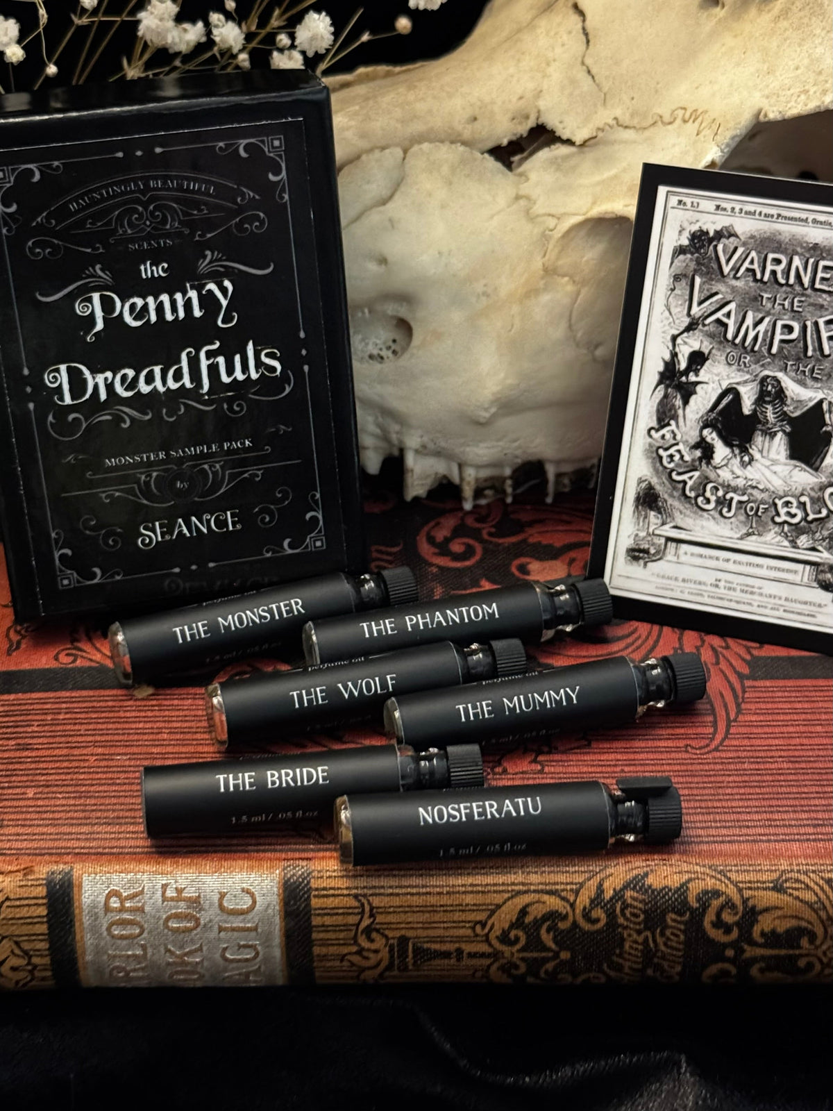 The Penny Dreadfuls Perfume Oil Sample Set, 7 Scents