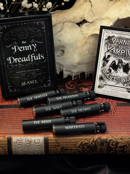 The Penny Dreadfuls Perfume Oil Sample Set, 7 Scents