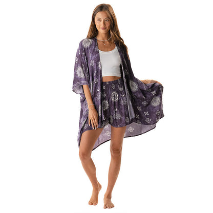 Mystic Plum Kimono