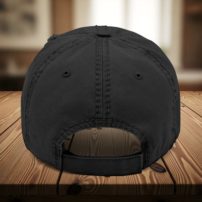 Bespattered Facade "Rainbow Is the New Black" Colorful Embroidered Distressed Dad Hat