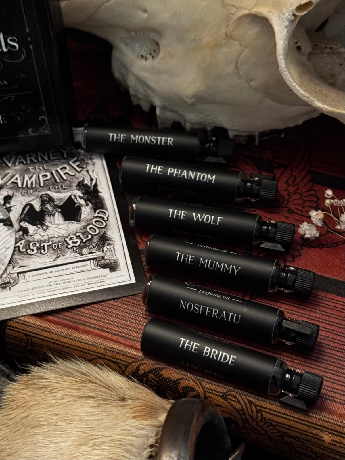 The Penny Dreadfuls Perfume Oil Sample Set, 7 Scents