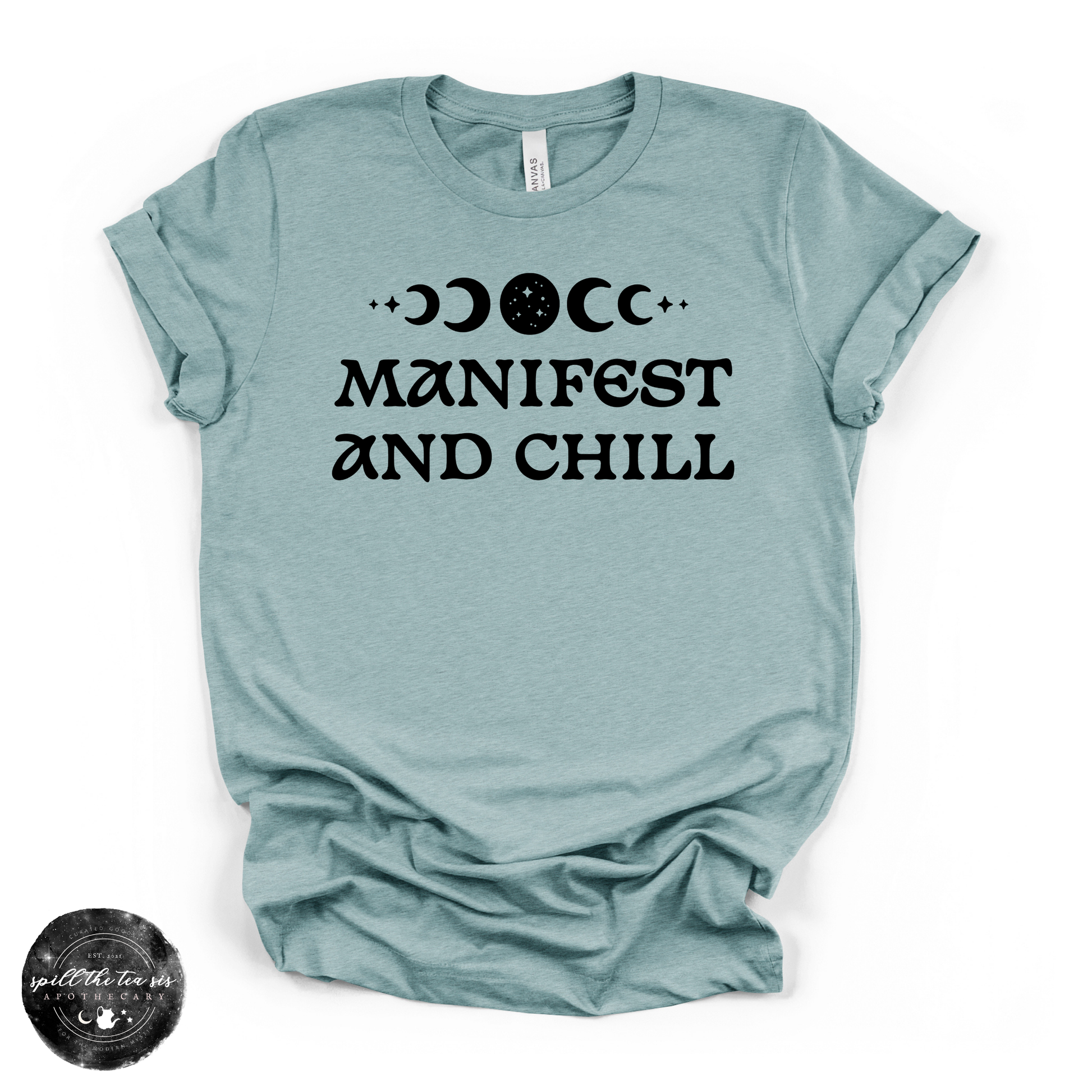 Manifest and Chill Tee | Witchy Graphic T-Shirt –
