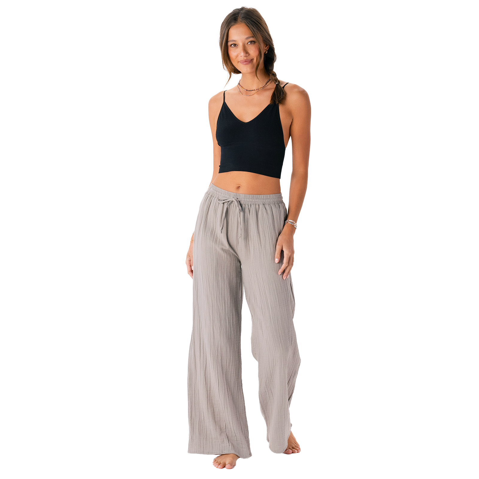 Stone Cotton Cabana Pants – Pants