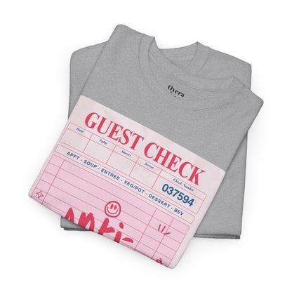 Anti-Social Graphic T-Shirt – Retro Guest Check Tee