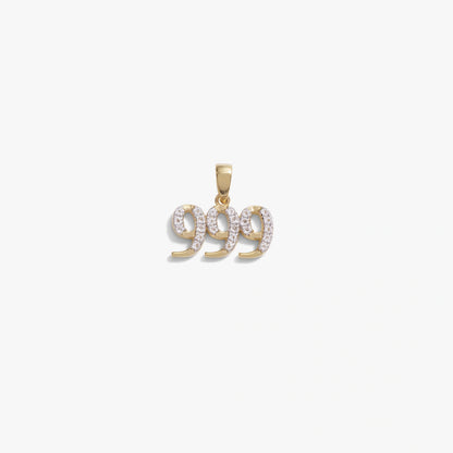 999 Sapphire Angel Number Amulet – Pendants