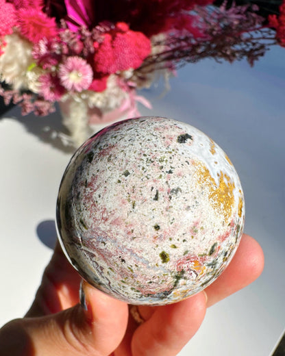 Ocean Jasper Sphere –