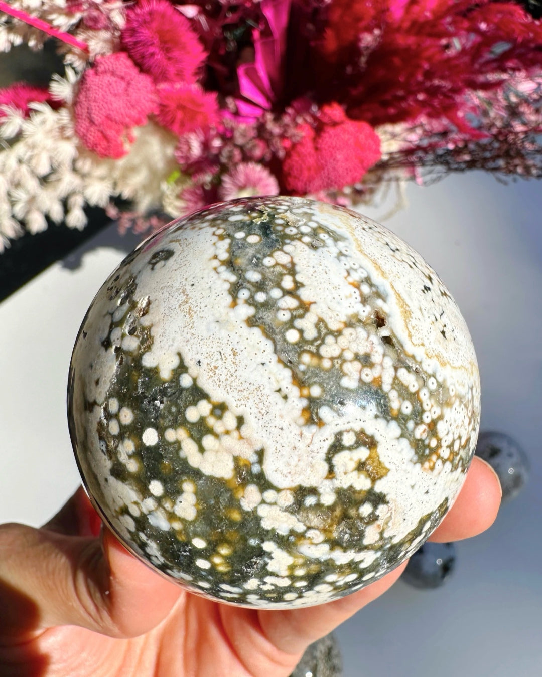 Ocean Jasper Sphere –