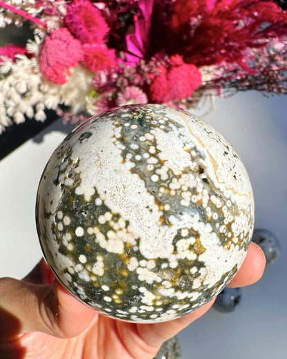 Ocean Jasper Sphere –