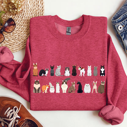 Cat Lover Sweatshirt – Cozy Unisex Pullover for Pet Lovers