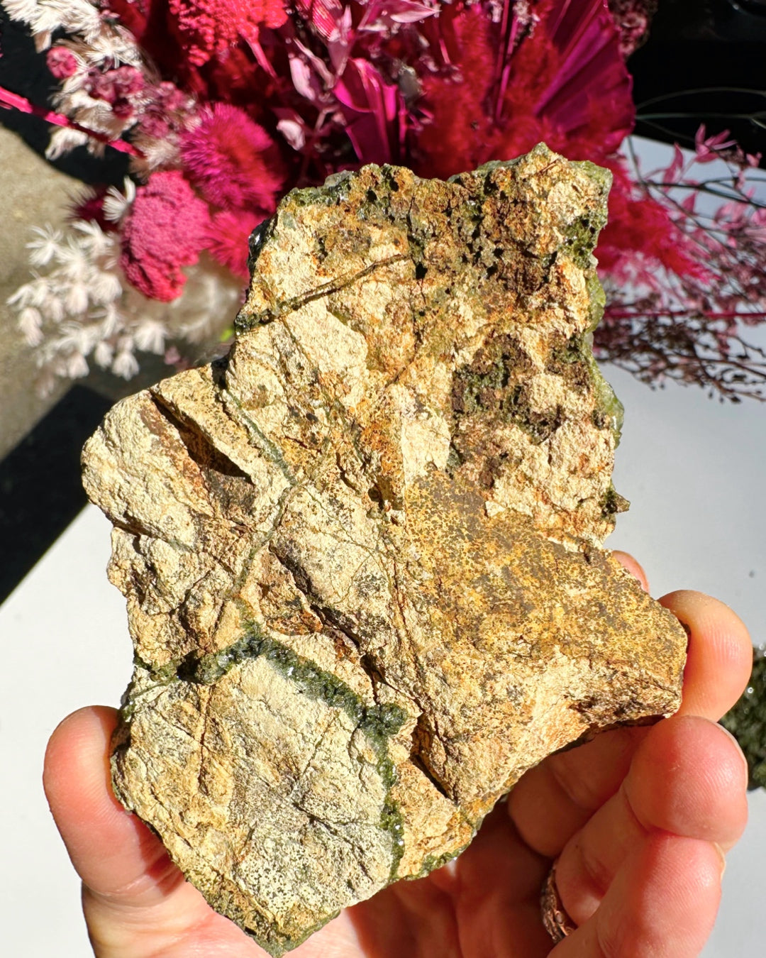 Epidote Quartz Cluster –