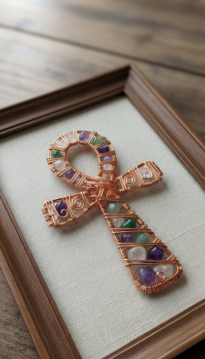 Unique Crystal and Copper Pictures / Wall Home Decor