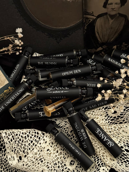 Seance The Library Perfume Sample Set, 27 Scents – Sample Packs