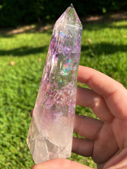 Phantom Amethyst Obelisk - High Quality - Brazil –