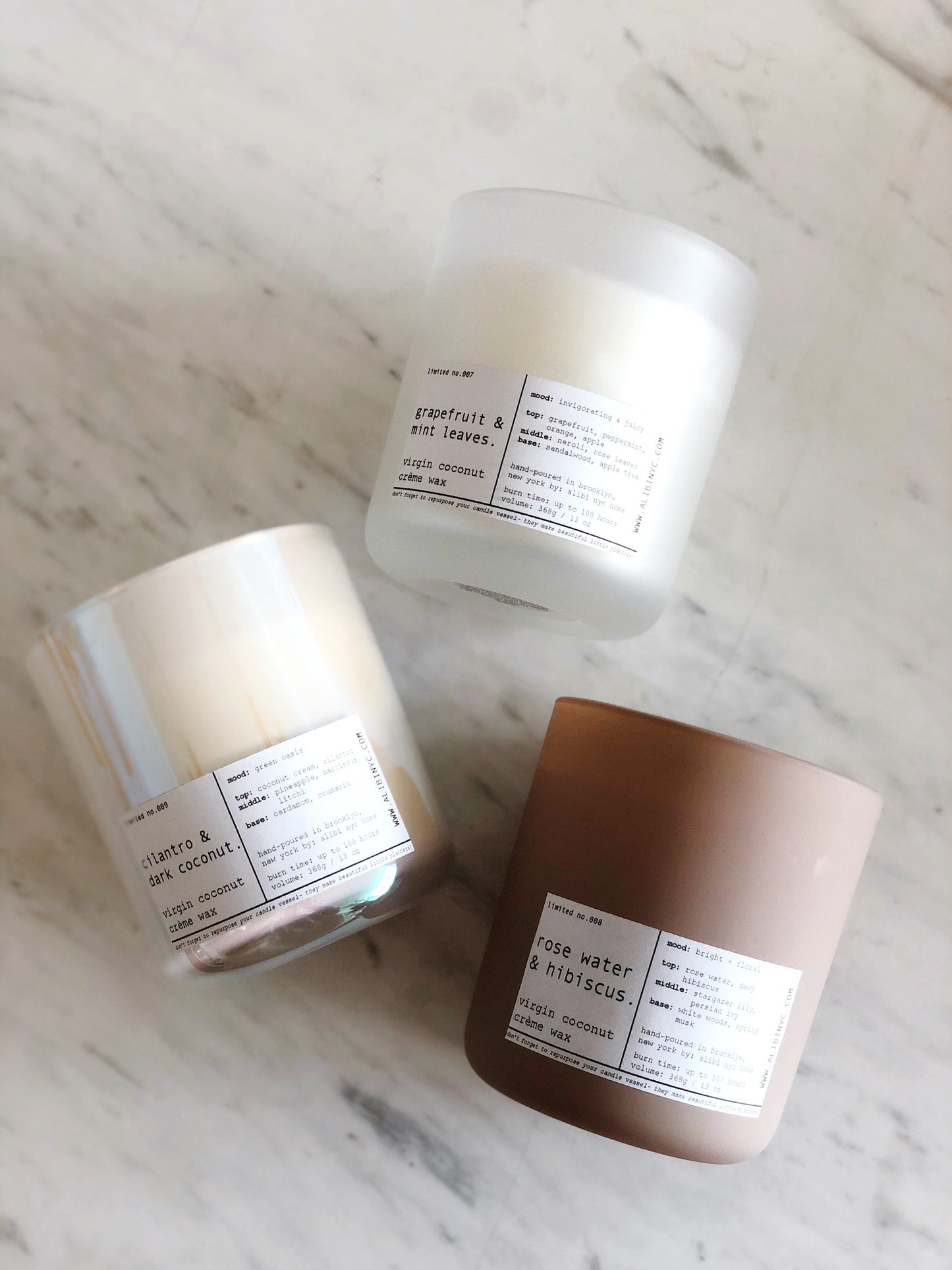 GRAPEFRUIT & MINT LEAVES | VIRGIN COCONUT CRÈME WAX & WOODEN WICK CANDLE – CANDLES