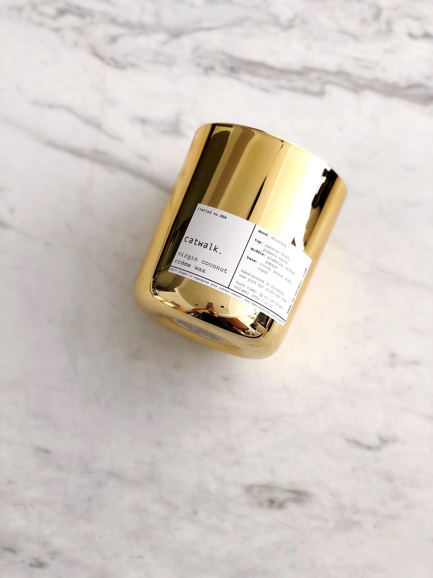 CATWALK | VIRGIN COCONUT CRÈME WAX & WOODEN WICK CANDLE – CANDLES