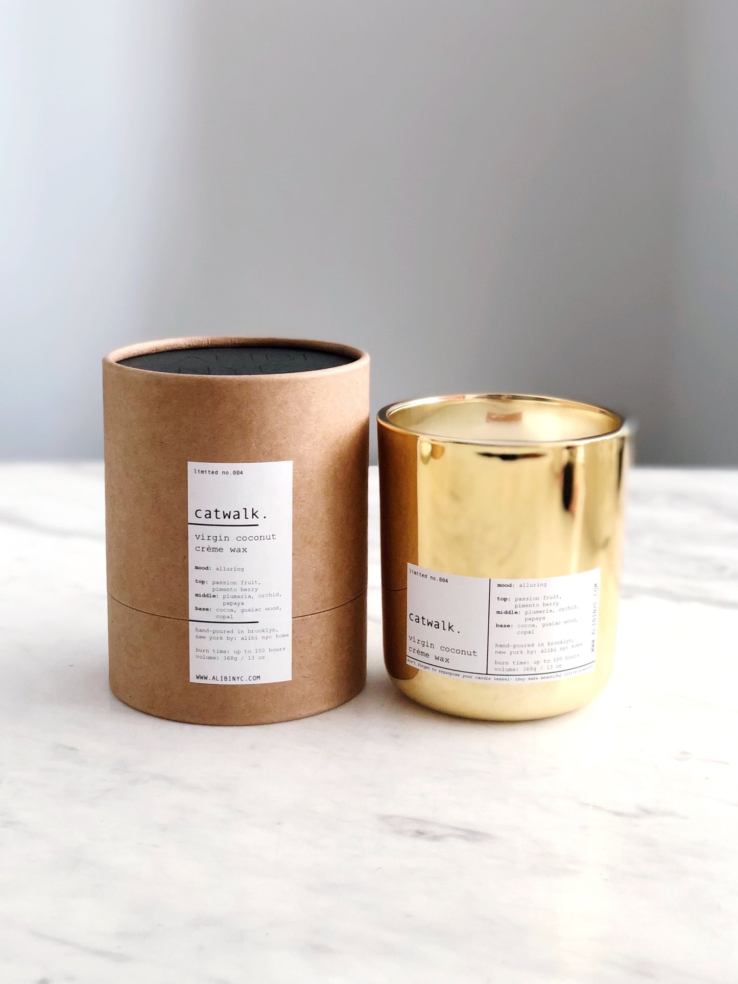 CATWALK | VIRGIN COCONUT CRÈME WAX & WOODEN WICK CANDLE – CANDLES