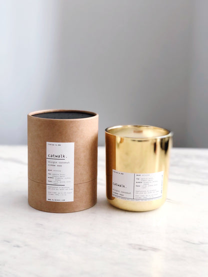 CATWALK | VIRGIN COCONUT CRÈME WAX & WOODEN WICK CANDLE – CANDLES