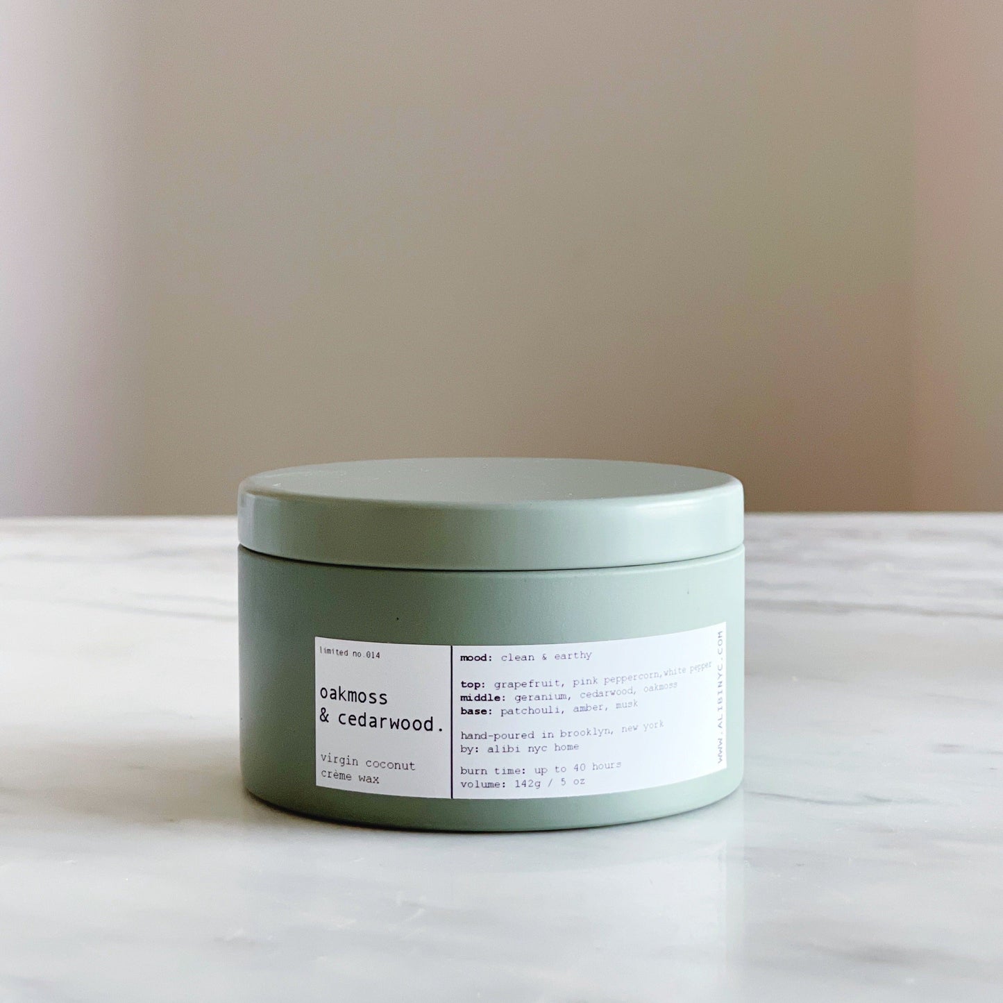 OAKMOSS & CEDARWOOD | VIRGIN COCONUT CRÈME WAX & WOODEN WICK TRAVEL CANDLE – CANDLES