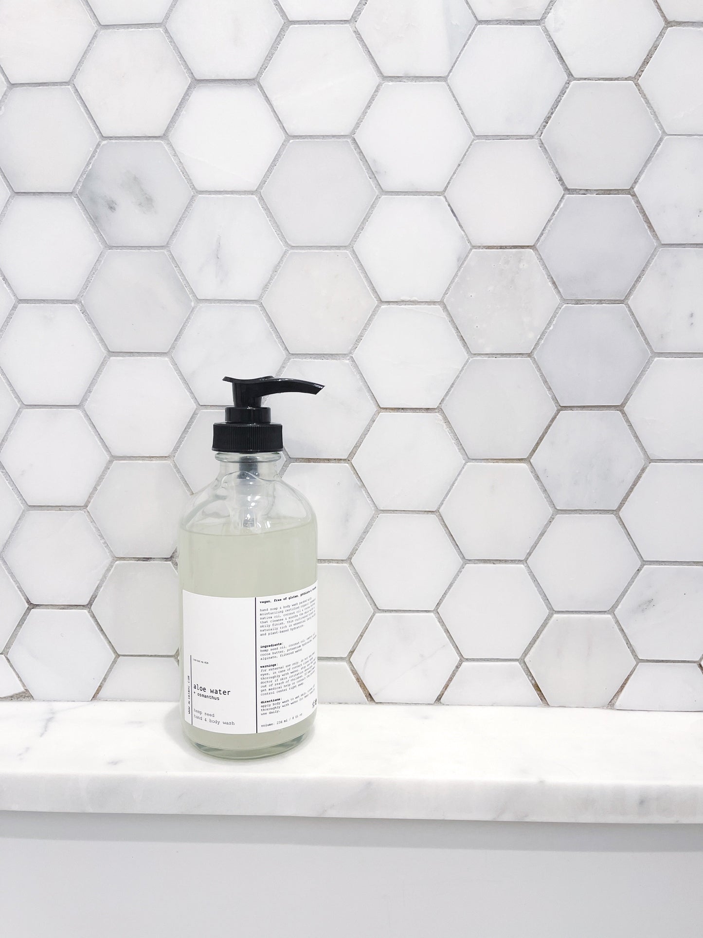 [GERANIUM + PINK ROSEMARY] -- ORGANIC HEMP SEED BODY SOAP