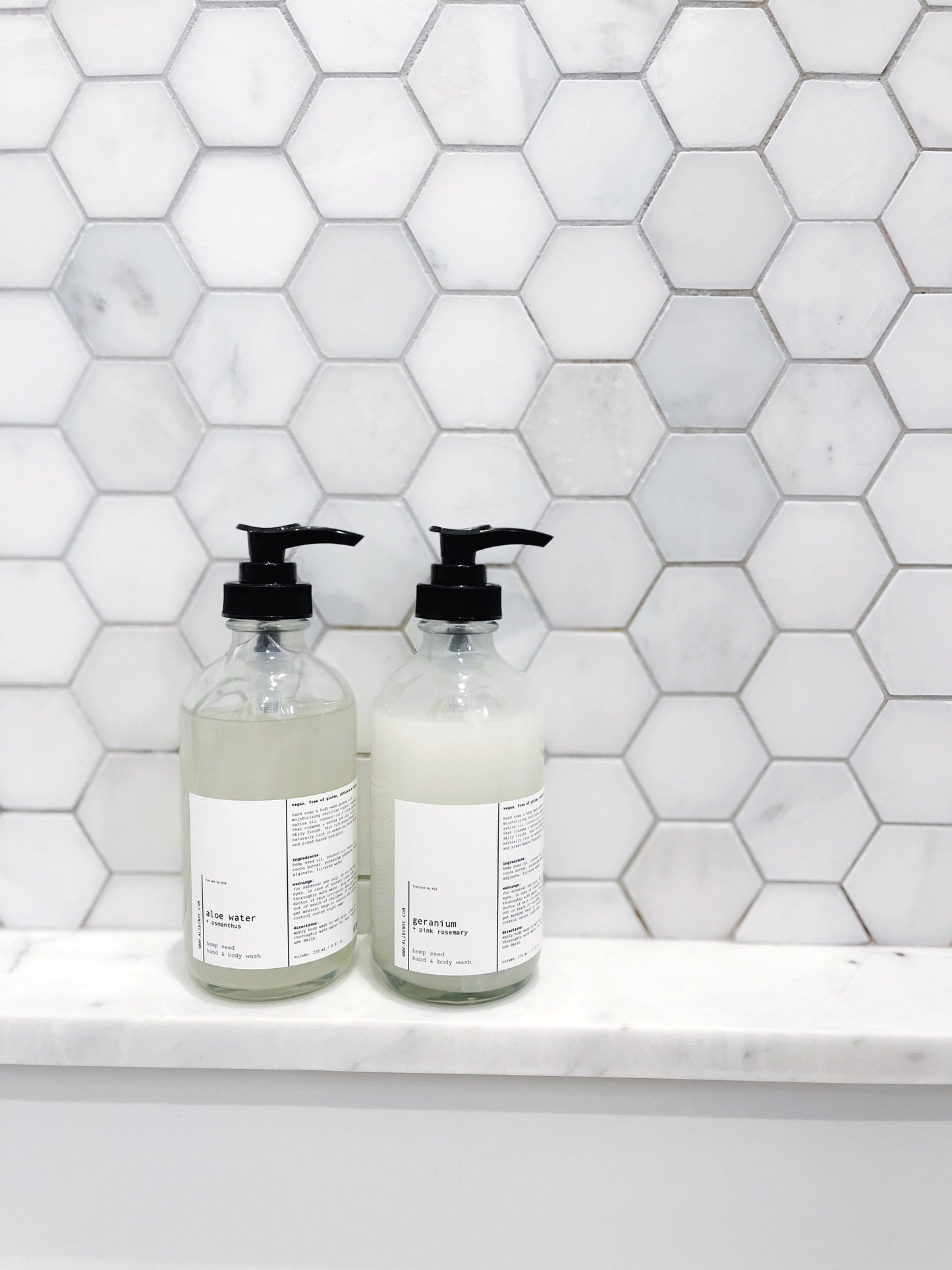 [GERANIUM + PINK ROSEMARY] -- ORGANIC HEMP SEED BODY SOAP