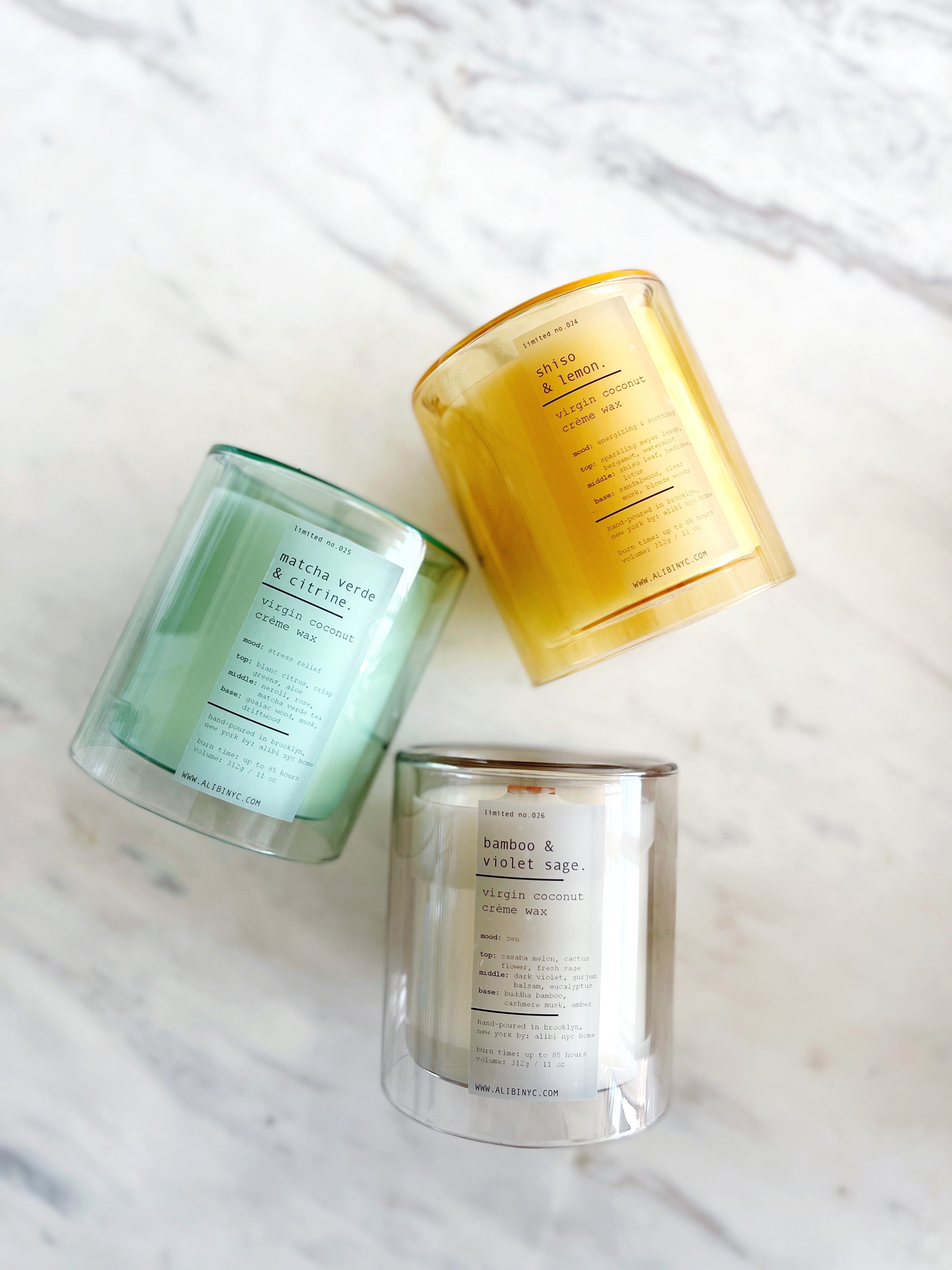 Matcha Verde & Citrine Candle - Thumbnail 2