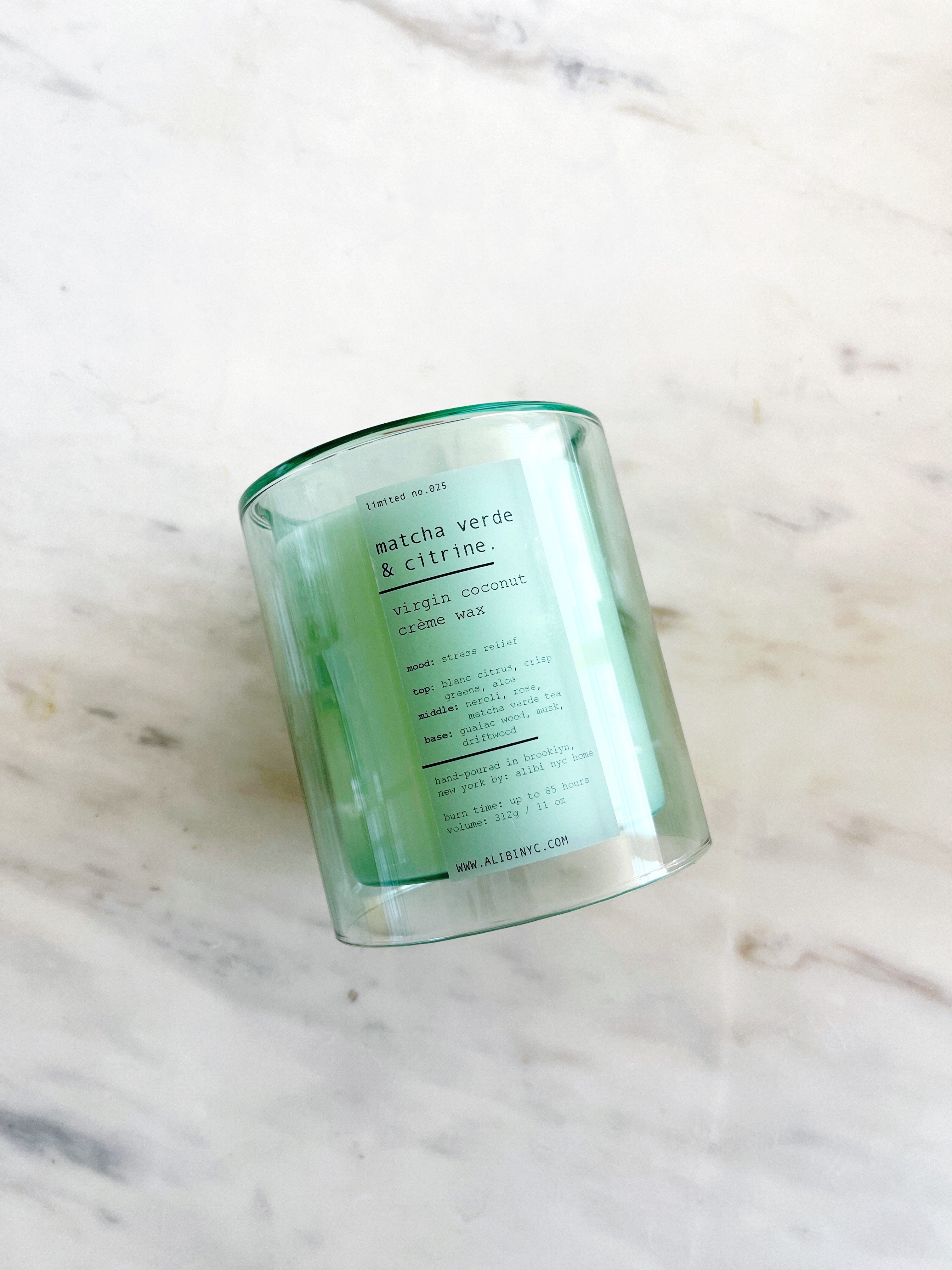 Matcha Verde & Citrine Candle - Thumbnail 4