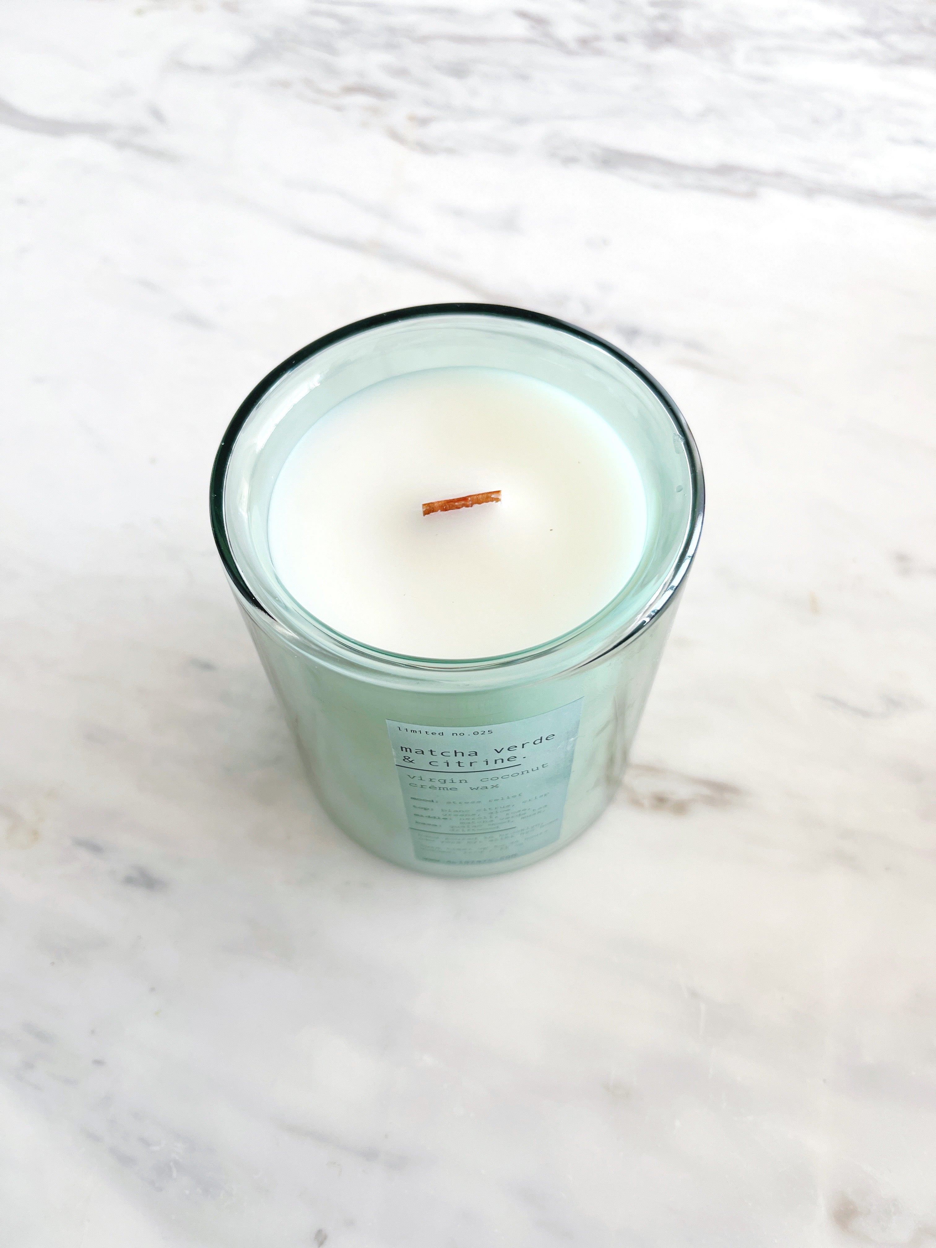 Matcha Verde & Citrine Candle - Thumbnail 5