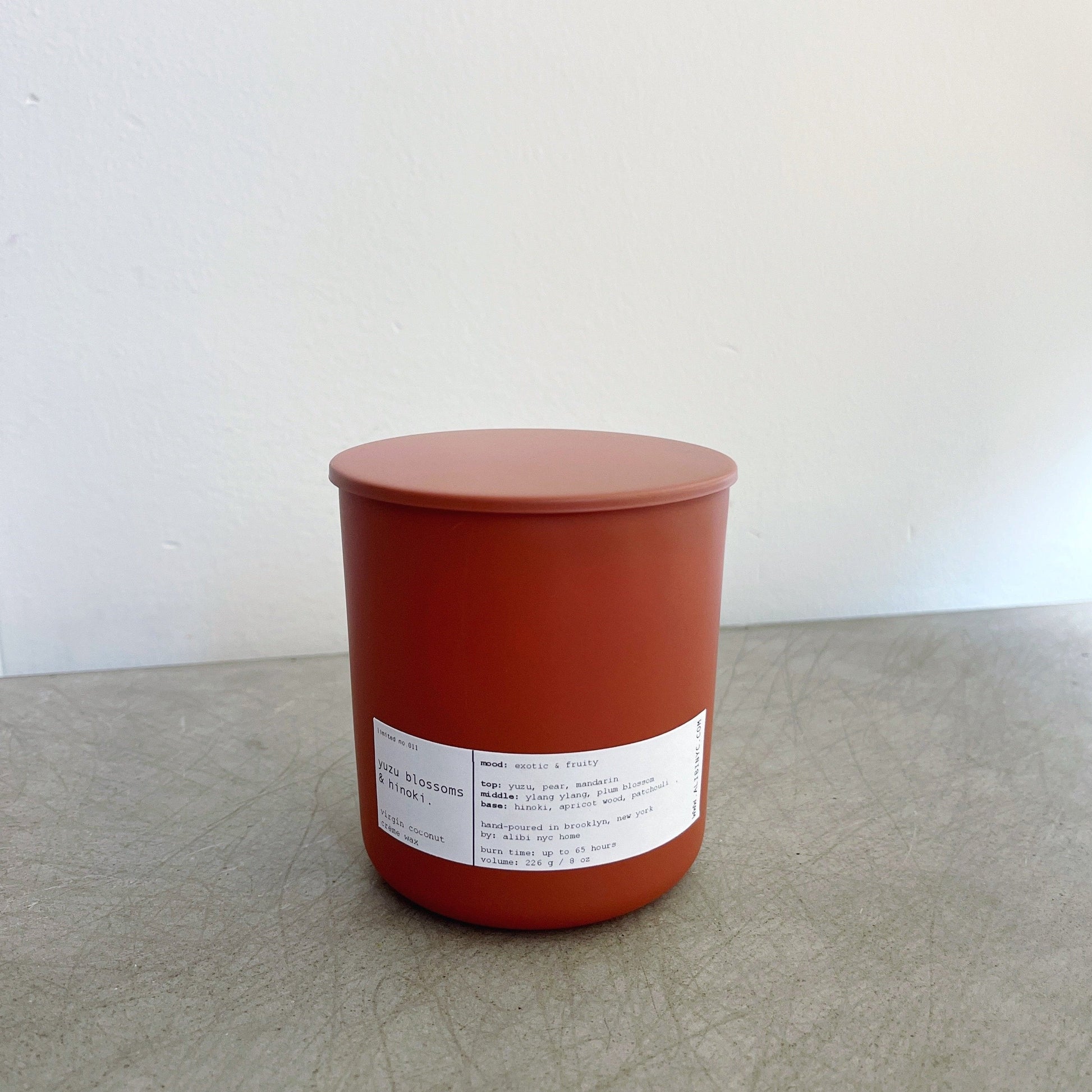 YUZU BLOSSOM & HINOKI MINI | VIRGIN COCONUT CRÈME WAX & WOODEN WICK CANDLE – CANDLES