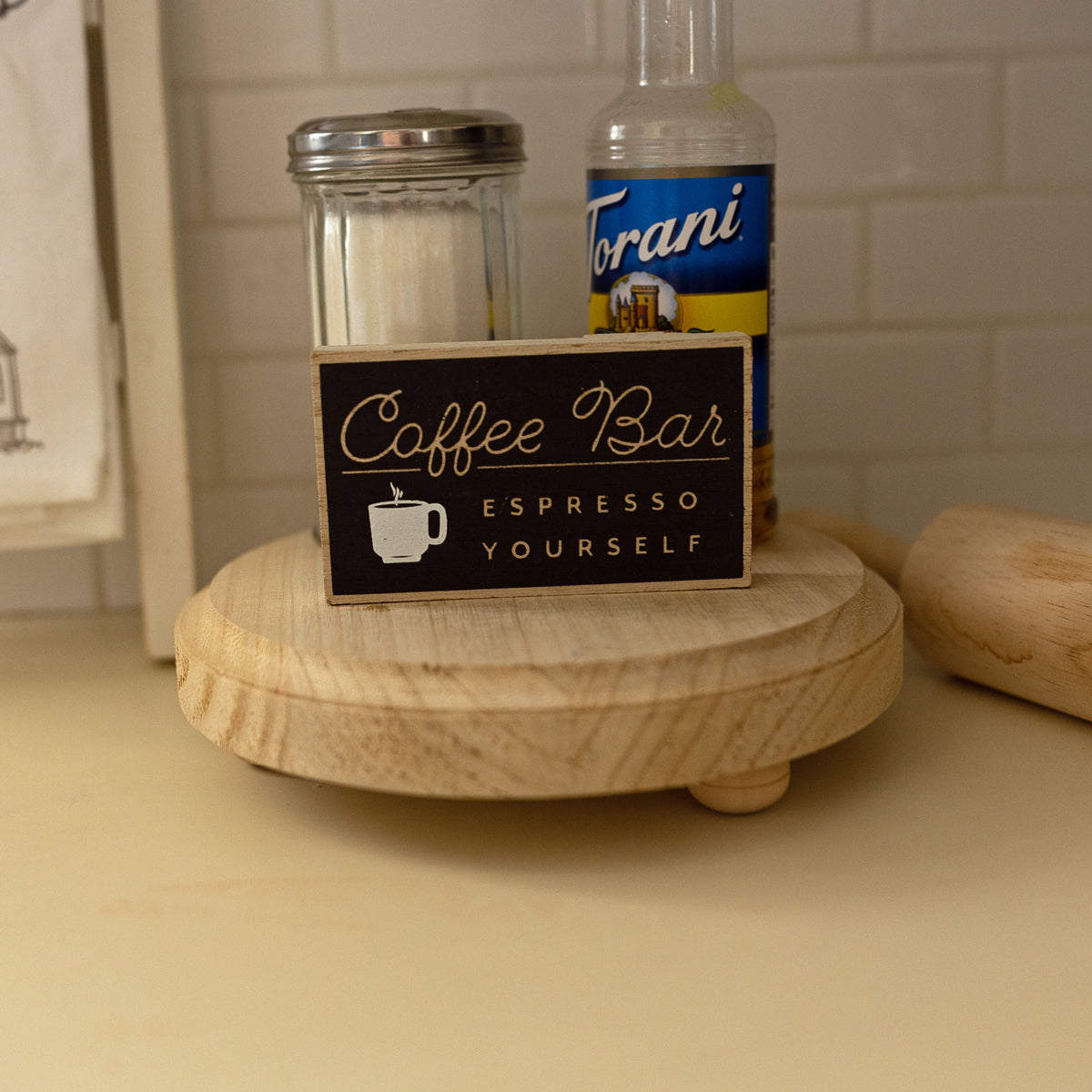 Rustic Wood Stand –