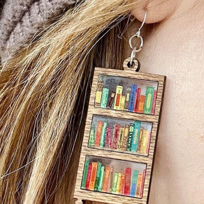 BOOK LOVER EARRINGS (PAIR) –