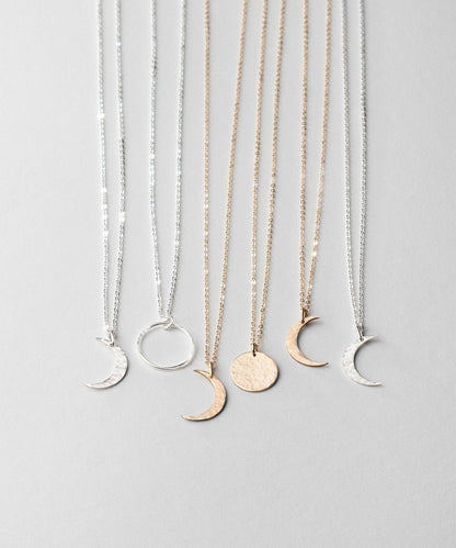 MOON PHASE NECKLACE – New Moon