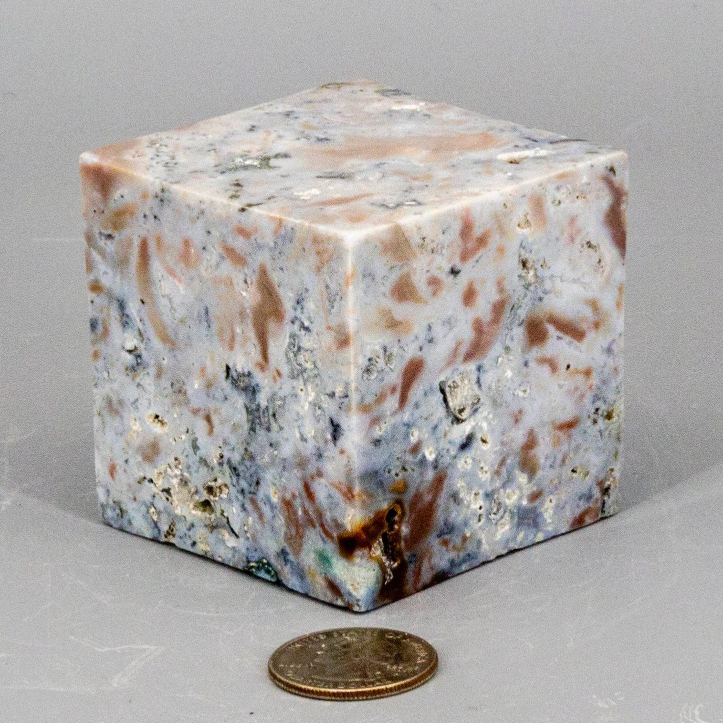 Agate Cube w/t Cut Corner – Cubes