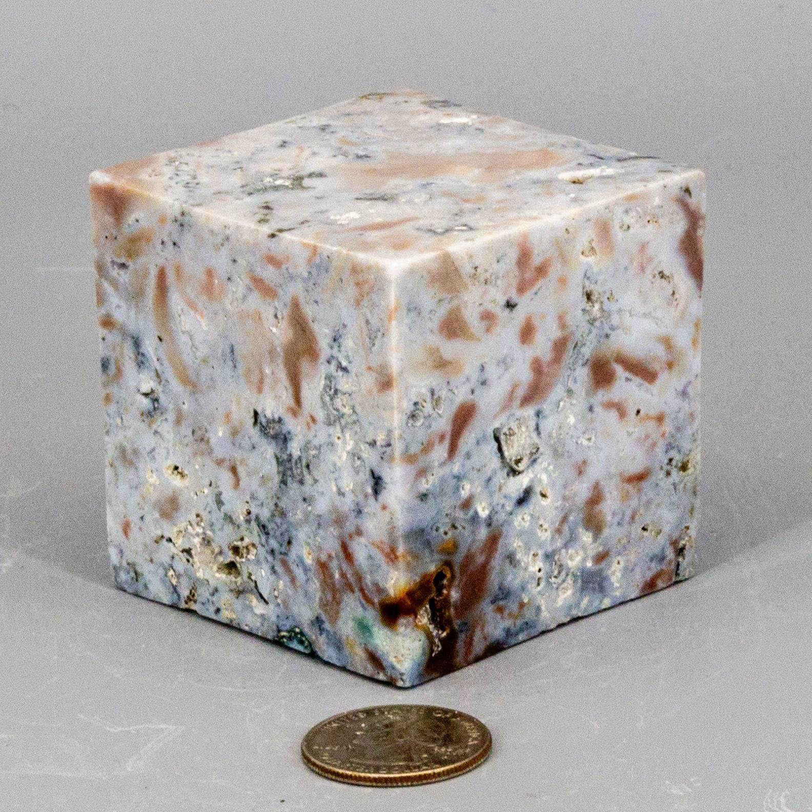 Agate Cube w/t Cut Corner – Cubes
