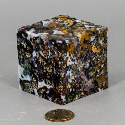 Agate Cube w/t cut Corner – Cubes
