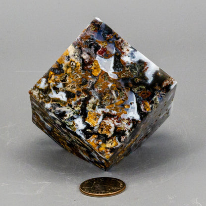Agate Cube w/t cut Corner – Cubes