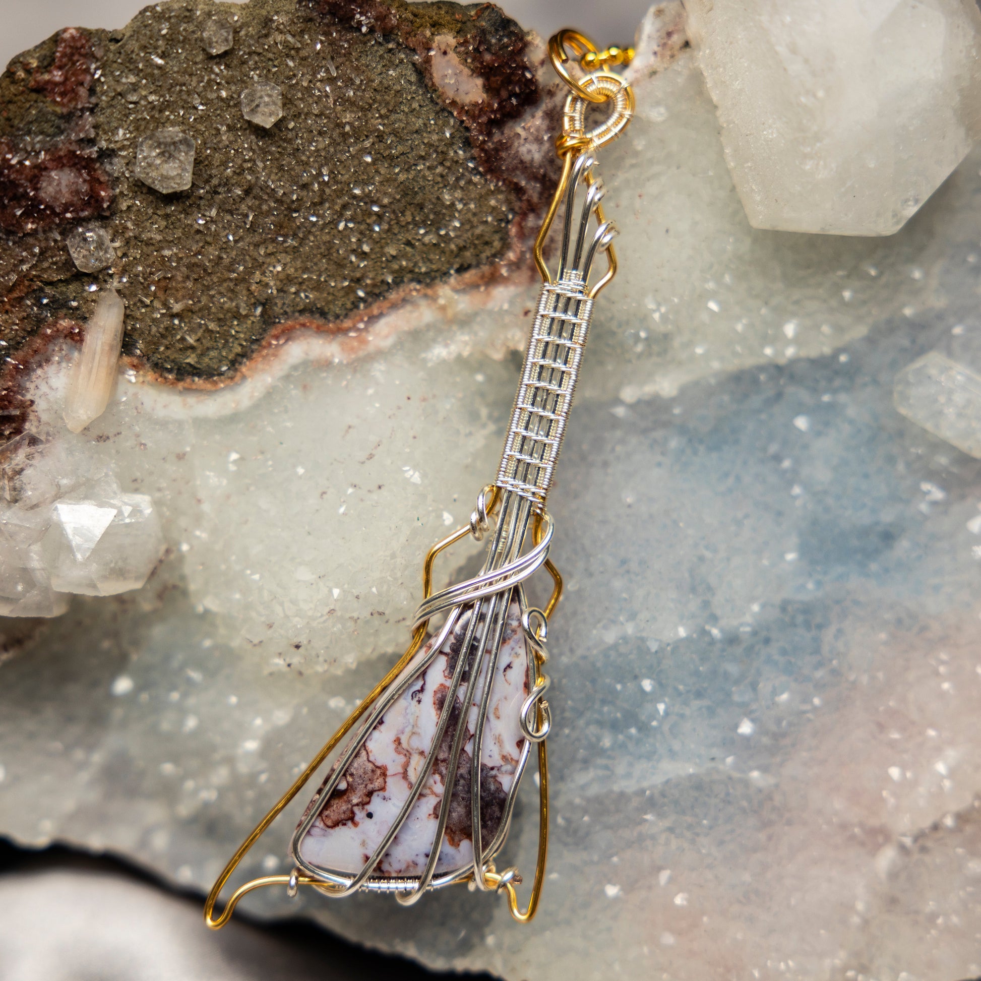 Agate "Guitar" Wire Wrap Crystal Pendant – Wire Wraps