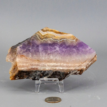 Amethyst "Laced" Agate Crystal Slab – Slabs