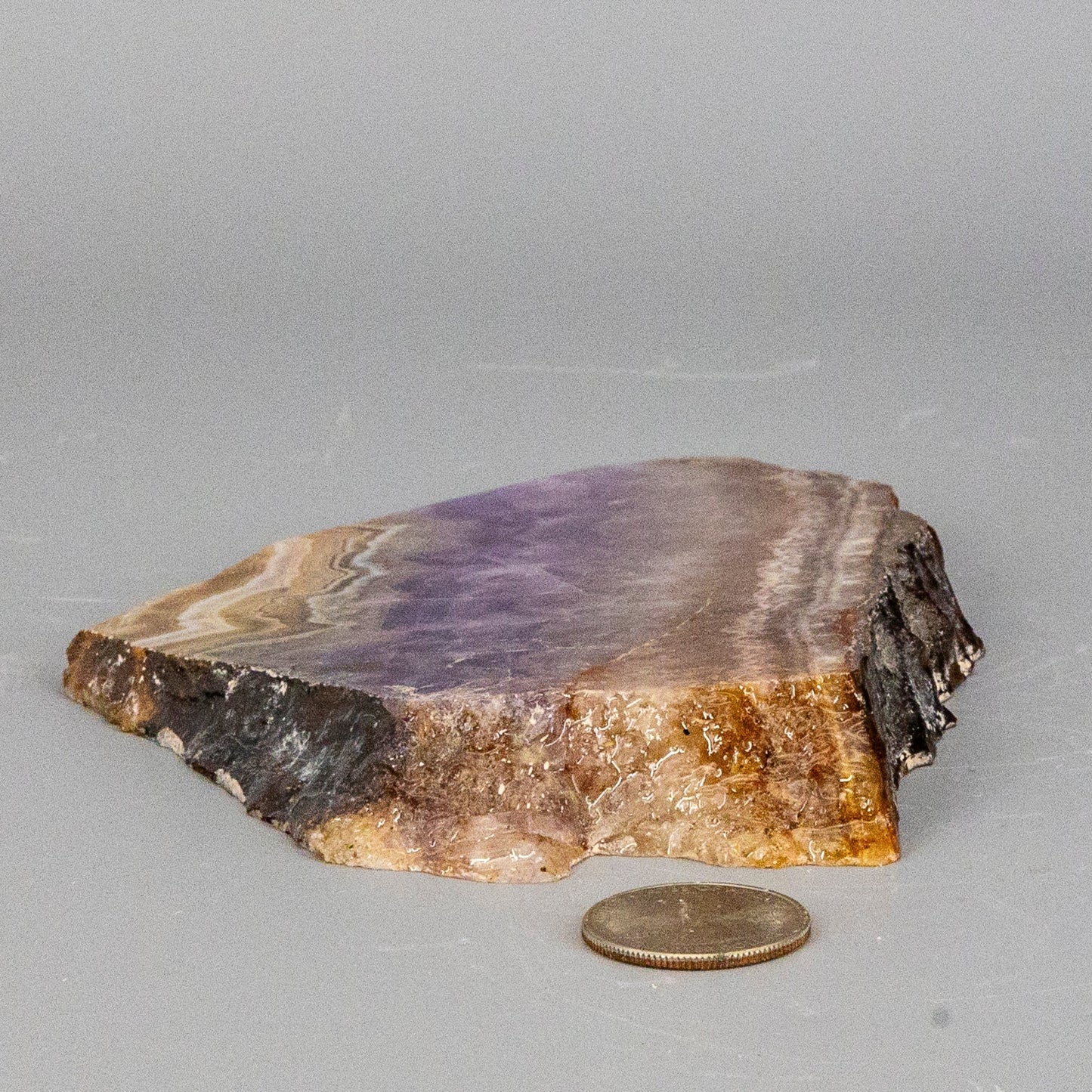 Amethyst "Laced" Agate Crystal Slab – Slabs