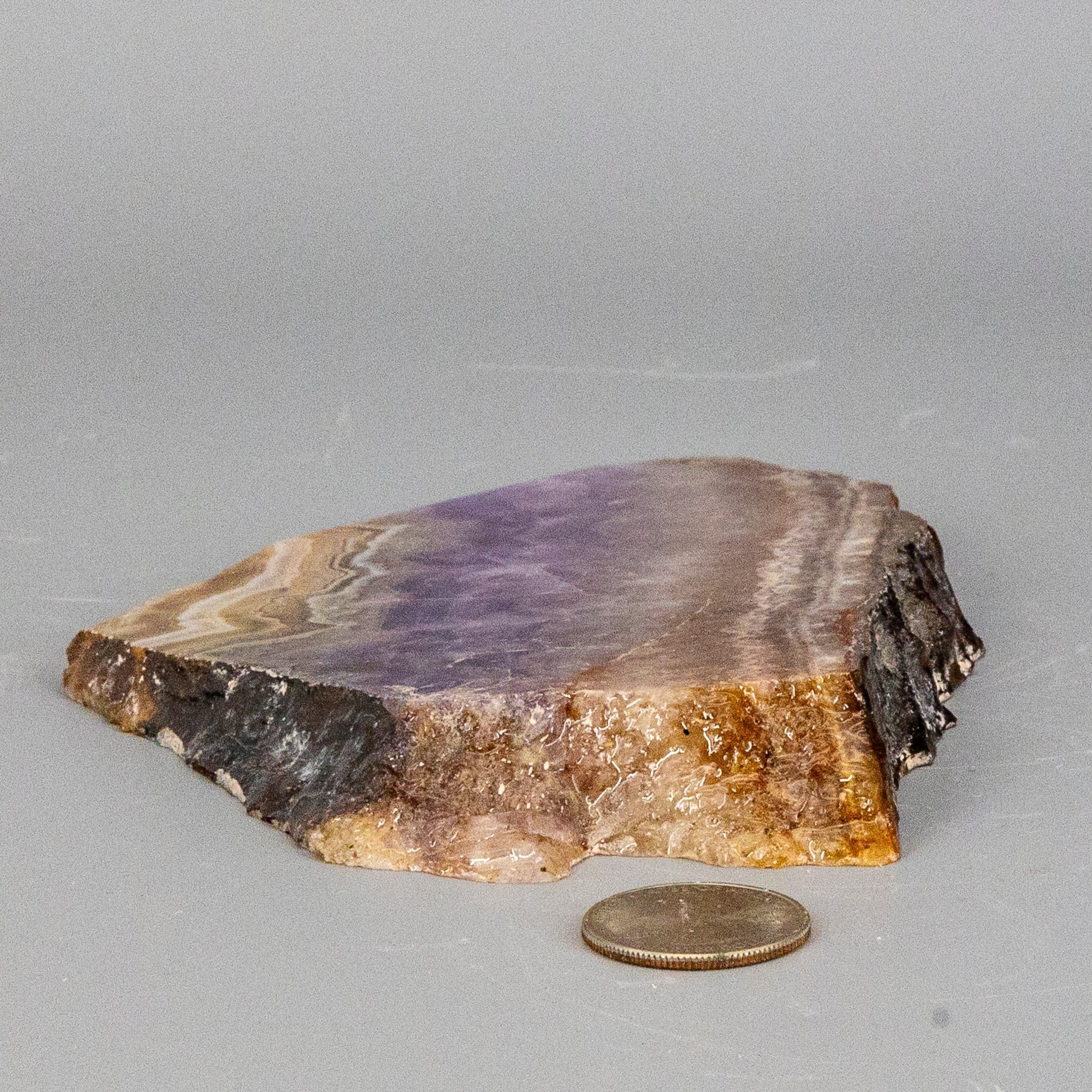 Amethyst "Laced" Agate Crystal Slab – Slabs