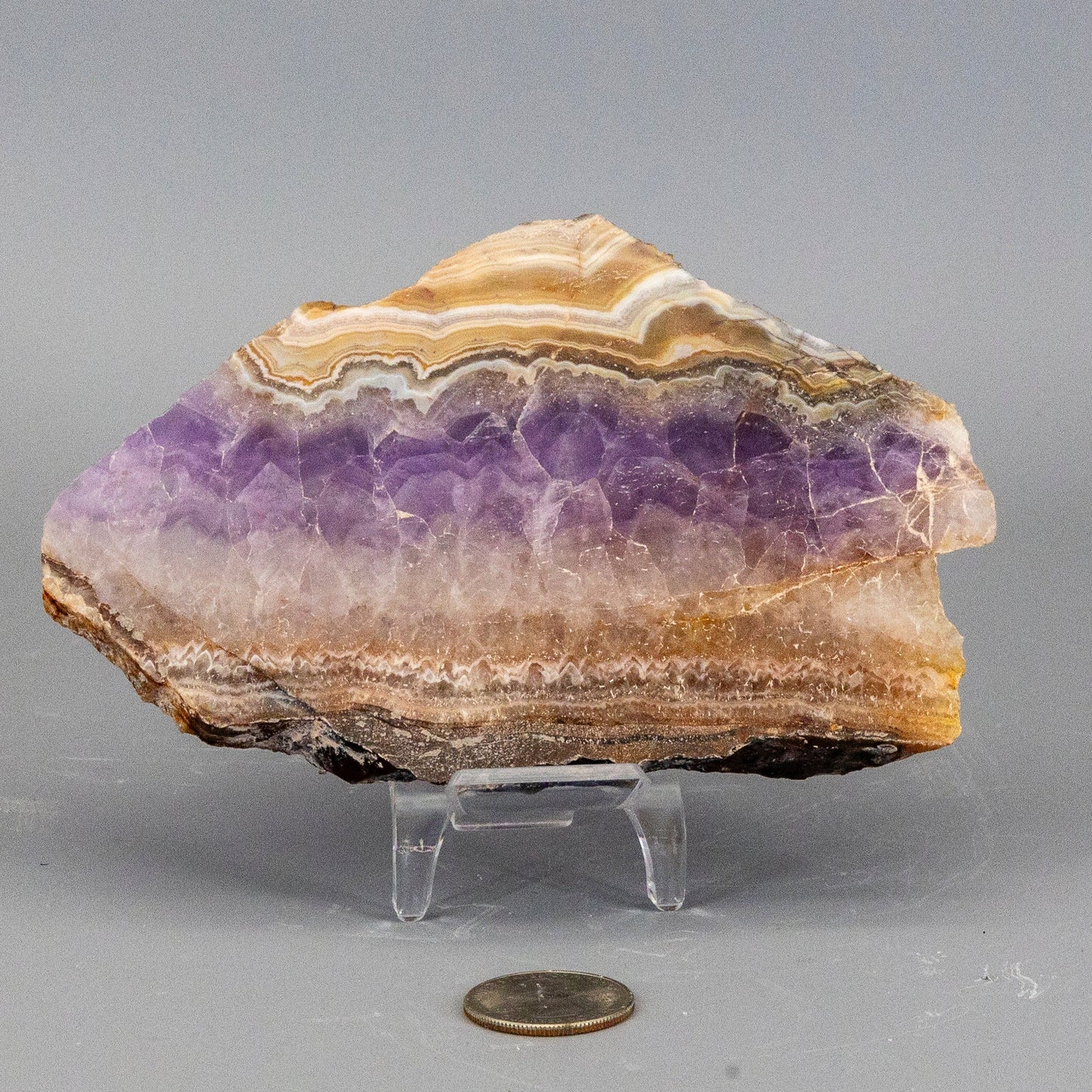 Amethyst "Laced" Agate Crystal Slab – Slabs
