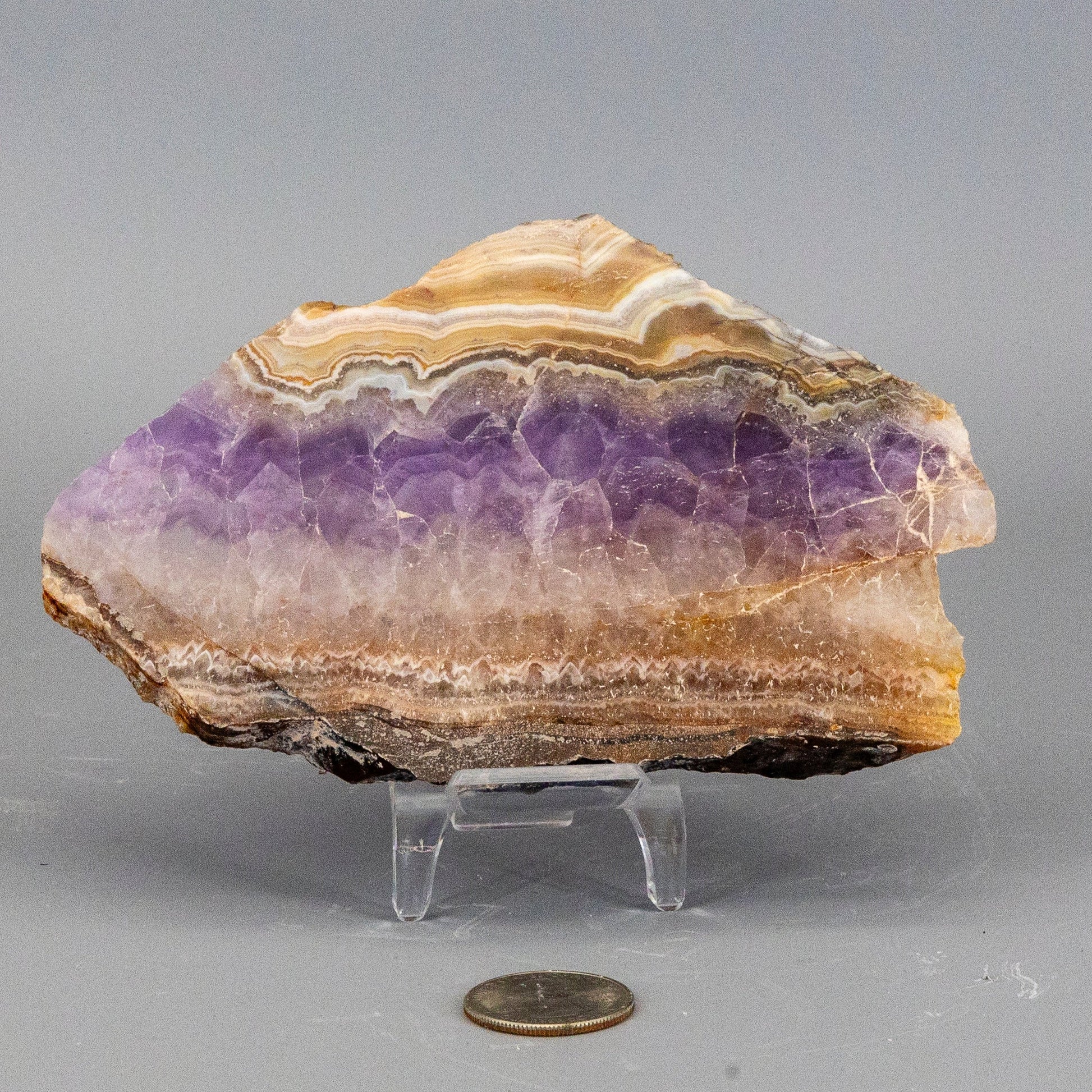 Amethyst "Laced" Agate Crystal Slab – Slabs