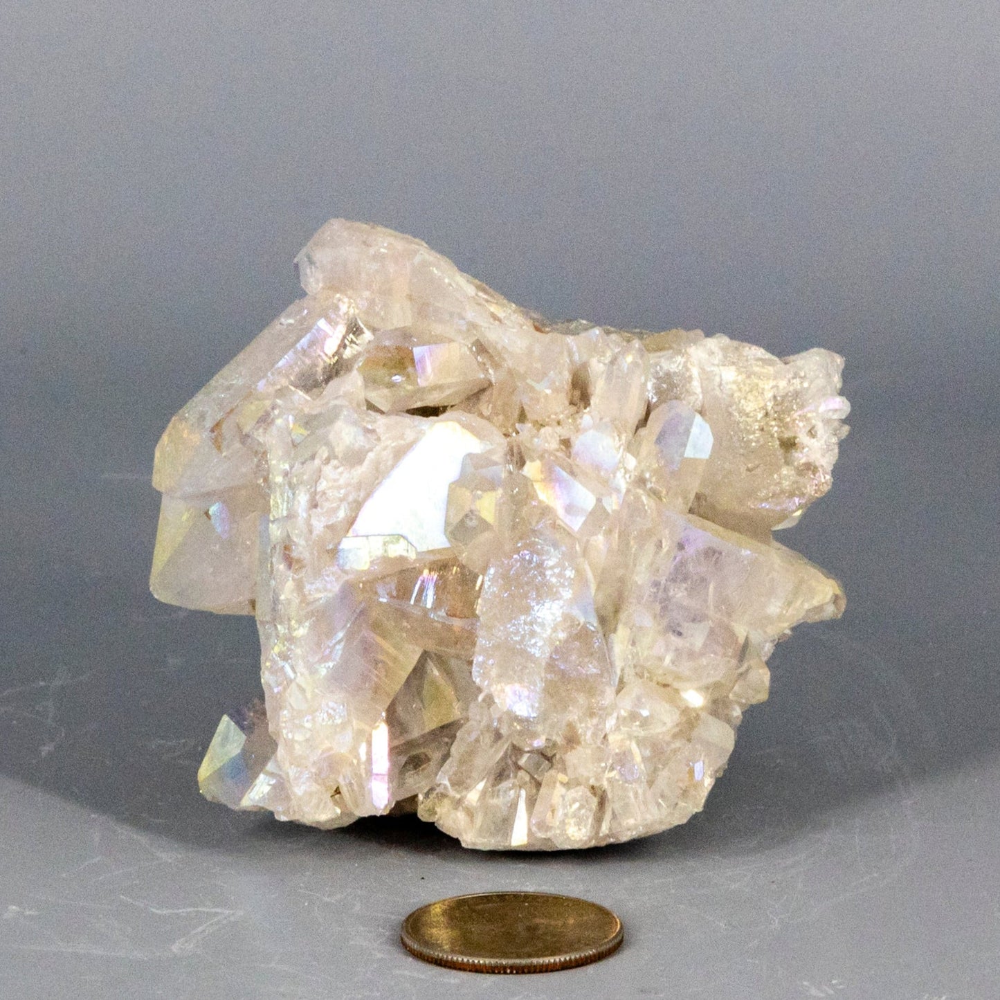 Angel Aura Quartz Point Cluster – Raw