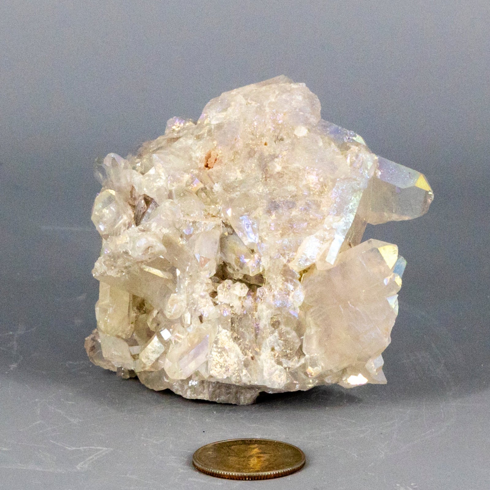 Angel Aura Quartz Point Cluster – Raw